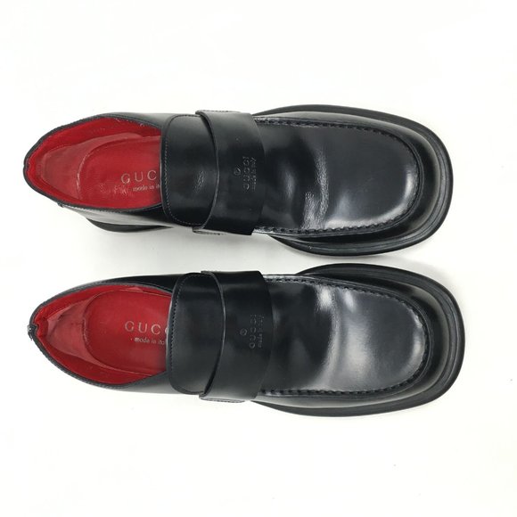 Gucci Ankle Boots Booties Size 36 C/6 C Wide Black - Picture 8 of 10